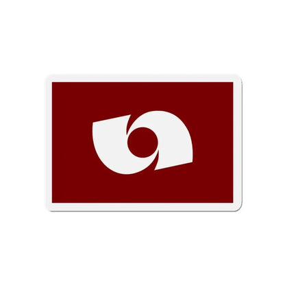 Flag of Iwaki Fukushima Japan - Refrigerator Magnet 5 Inch - The Sticker Space