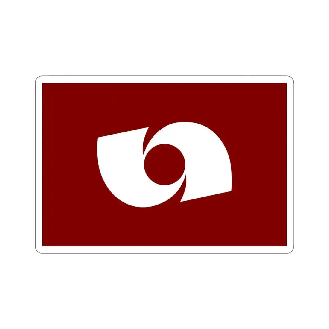 Flag of Iwaki Fukushima Japan STICKER Vinyl Die-Cut Decal 4 Inch - The Sticker Space