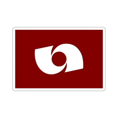 Flag of Iwaki Fukushima Japan STICKER Vinyl Die-Cut Decal 4 Inch - The Sticker Space