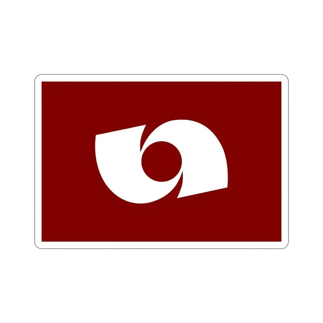 Flag of Iwaki Fukushima Japan STICKER Vinyl Die-Cut Decal 5 Inch - The Sticker Space