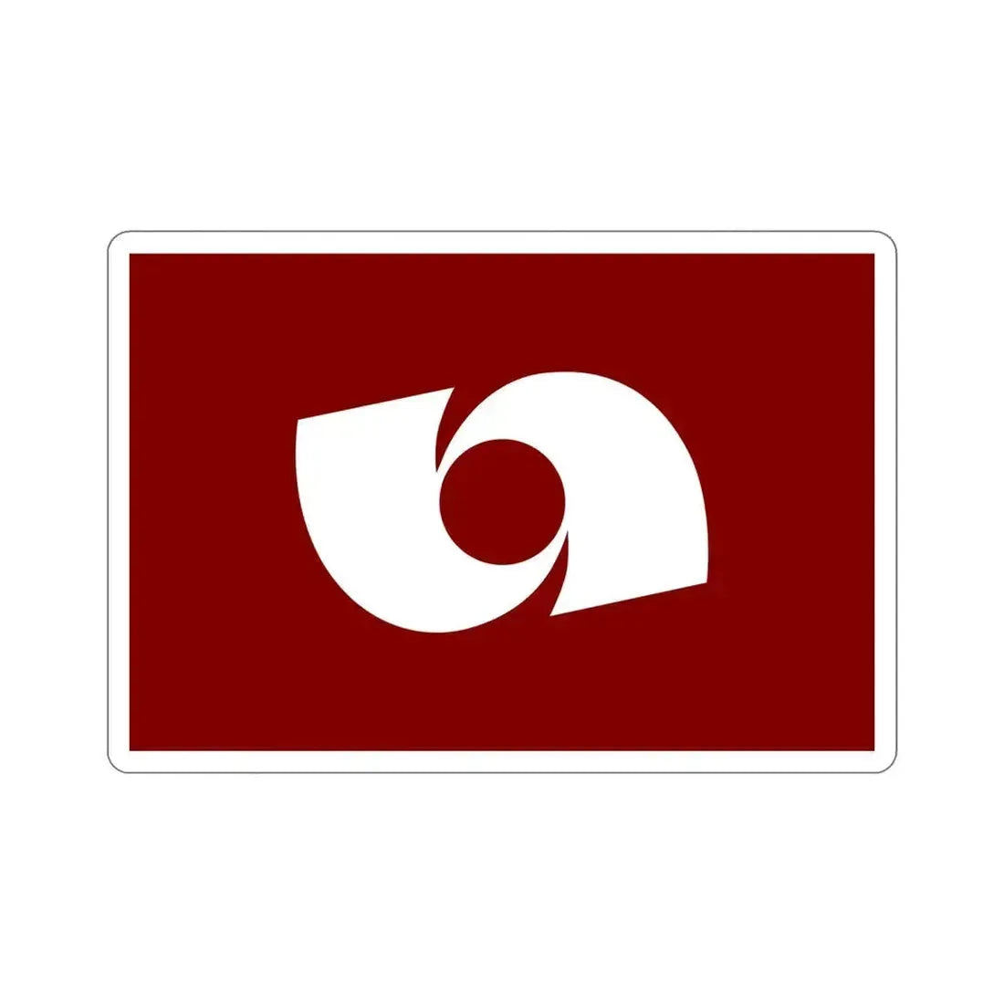 Flag of Iwaki Fukushima Japan STICKER Vinyl Die-Cut Decal 6 Inch - The Sticker Space