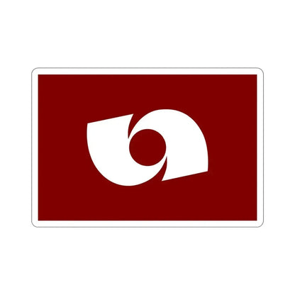 Flag of Iwaki Fukushima Japan STICKER Vinyl Die-Cut Decal 6 Inch - The Sticker Space