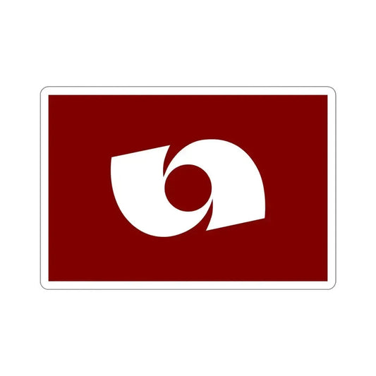 Flag of Iwaki Fukushima Japan STICKER Vinyl Die-Cut Decal 6 Inch - The Sticker Space