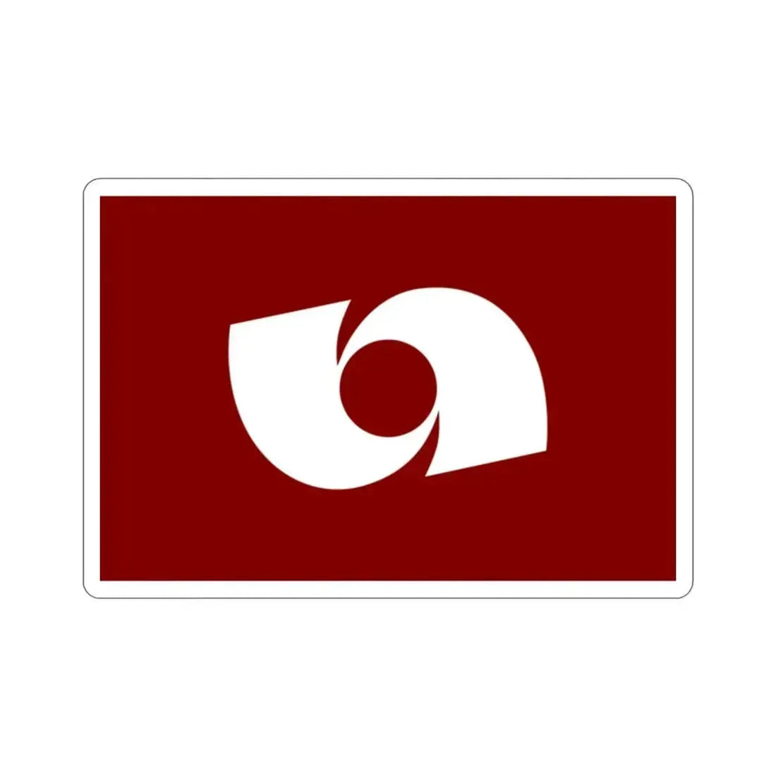 Flag of Iwaki Fukushima Japan STICKER Vinyl Die-Cut Decal - The Sticker Space