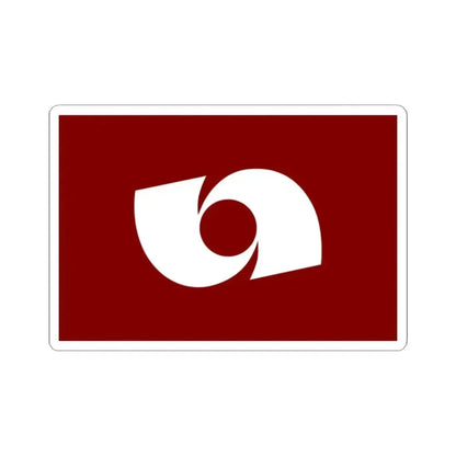 Flag of Iwaki Fukushima Japan - STICKER Vinyl Kiss-Cut Decal 2 Inch White - The Sticker Space