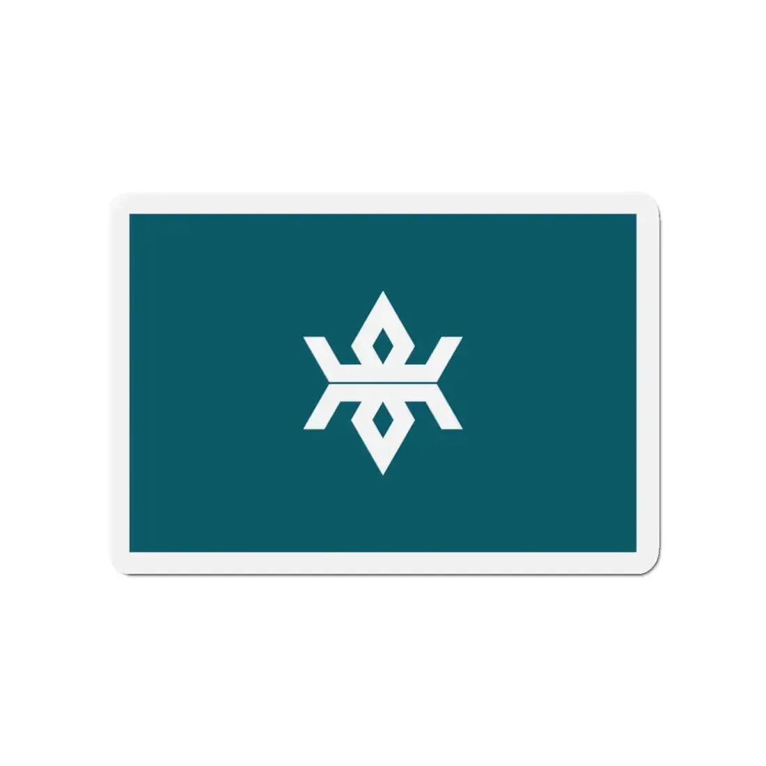 Flag of Iwate Prefecture Japan - Refrigerator Magnet 3 Inch - The Sticker Space