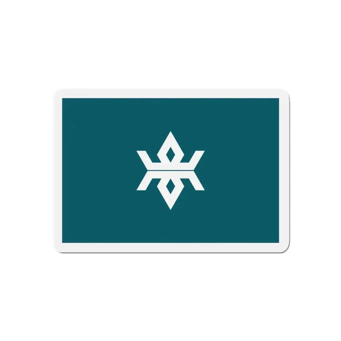 Flag of Iwate Prefecture Japan - Refrigerator Magnet 5 Inch - The Sticker Space