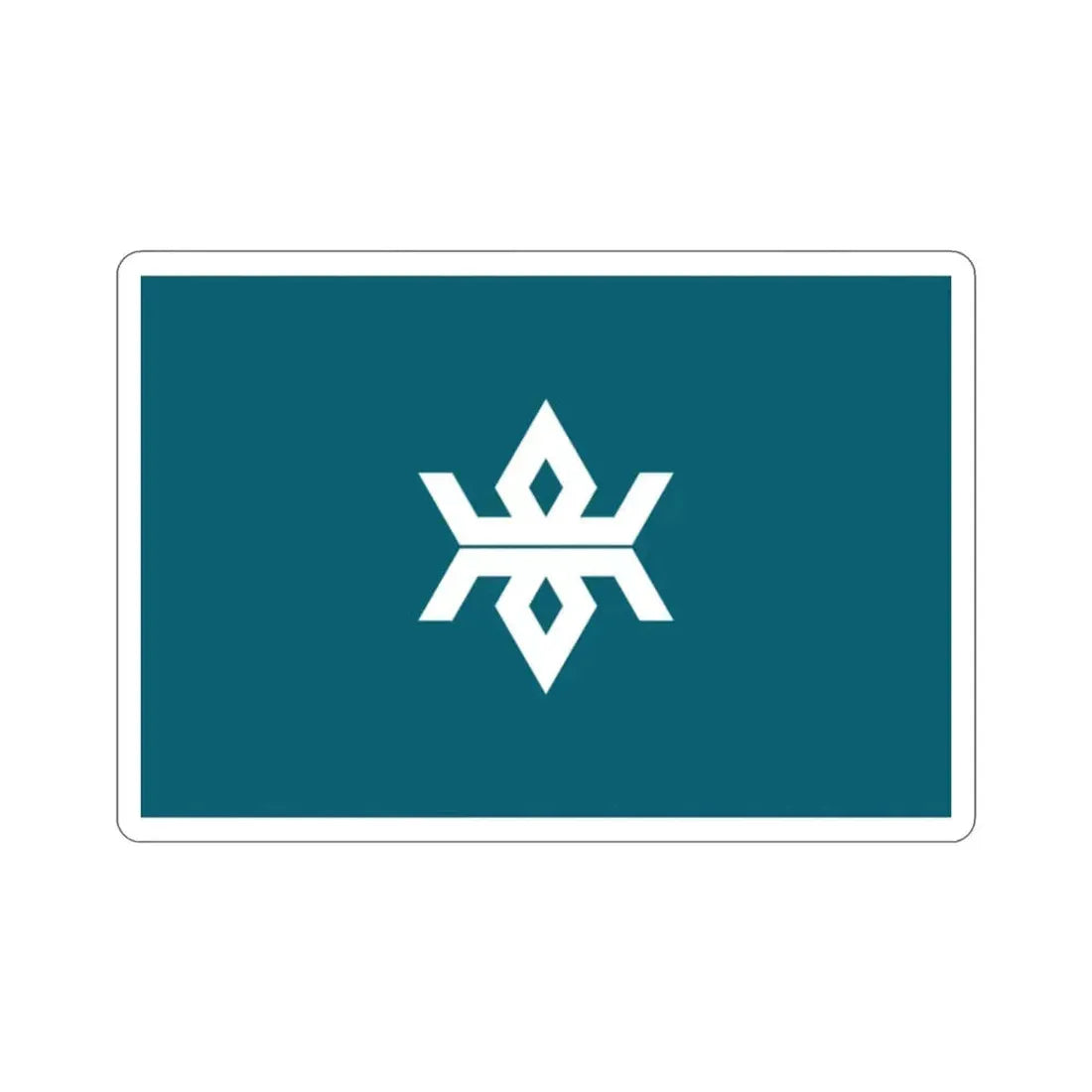 Flag of Iwate Prefecture Japan STICKER Vinyl Die-Cut Decal 2 Inch - The Sticker Space