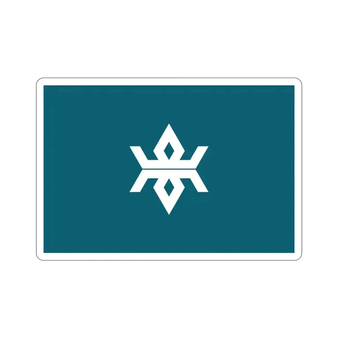 Flag of Iwate Prefecture Japan STICKER Vinyl Die-Cut Decal 3 Inch - The Sticker Space