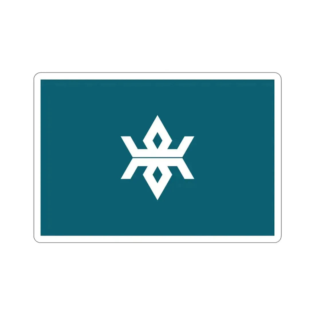 Flag of Iwate Prefecture Japan STICKER Vinyl Die-Cut Decal 3 Inch - The Sticker Space