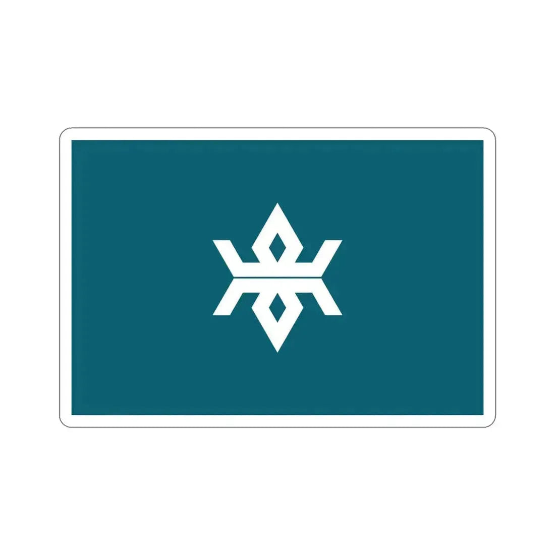 Flag of Iwate Prefecture Japan STICKER Vinyl Die-Cut Decal 5 Inch - The Sticker Space
