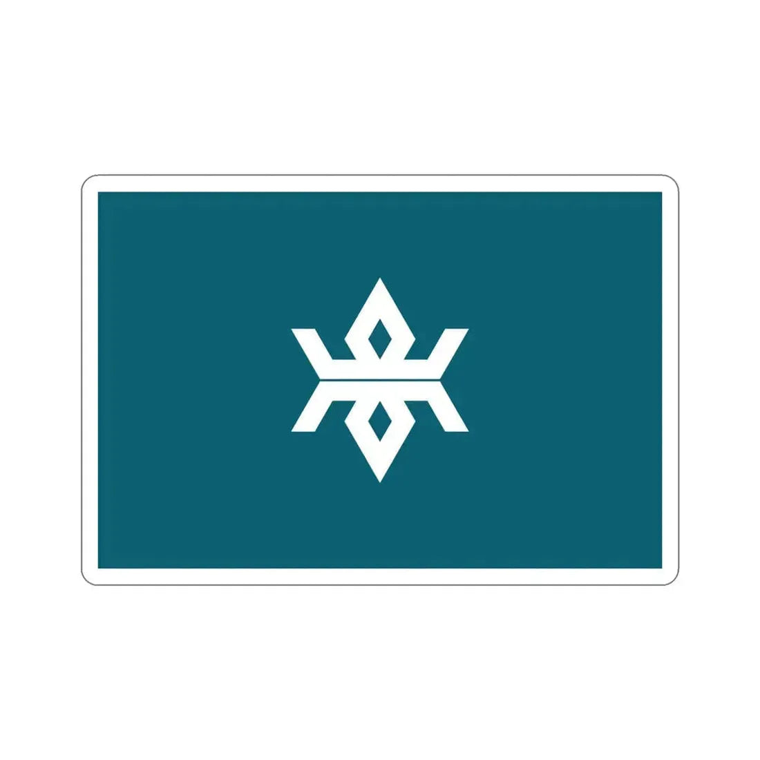 Flag of Iwate Prefecture Japan STICKER Vinyl Die-Cut Decal 5 Inch - The Sticker Space