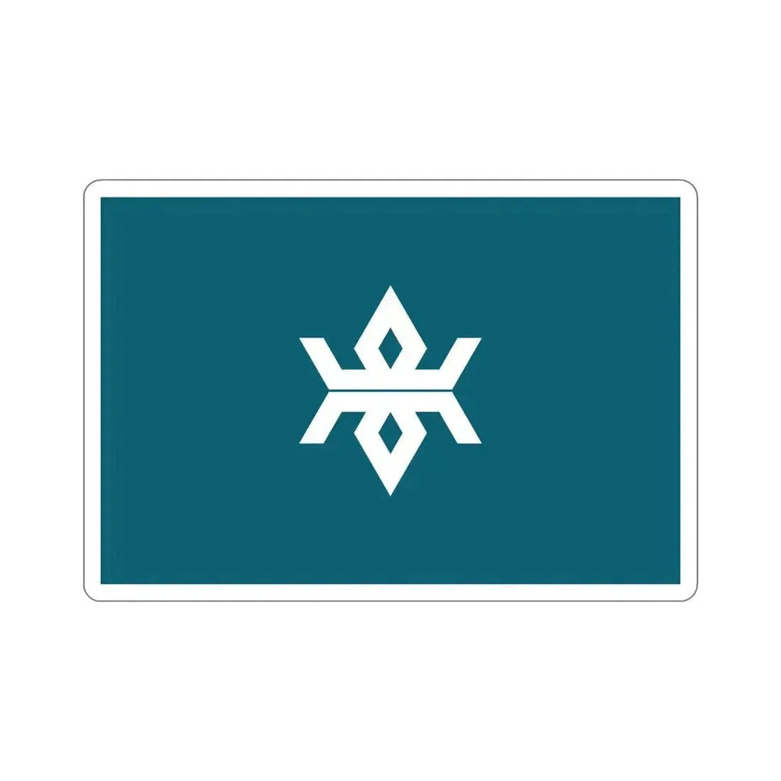 Flag of Iwate Prefecture Japan STICKER Vinyl Die-Cut Decal 6 Inch - The Sticker Space