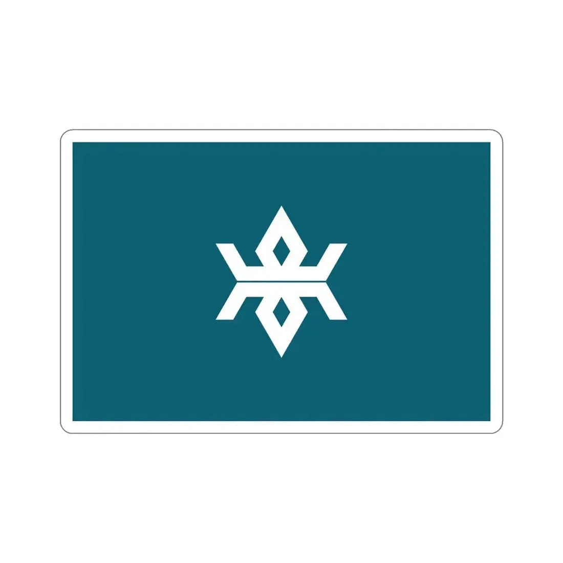 Flag of Iwate Prefecture Japan STICKER Vinyl Die-Cut Decal 6 Inch - The Sticker Space