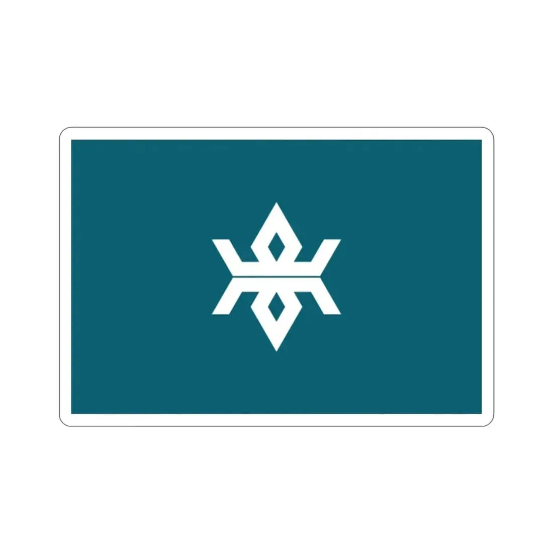 Flag of Iwate Prefecture Japan STICKER Vinyl Die-Cut Decal - The Sticker Space