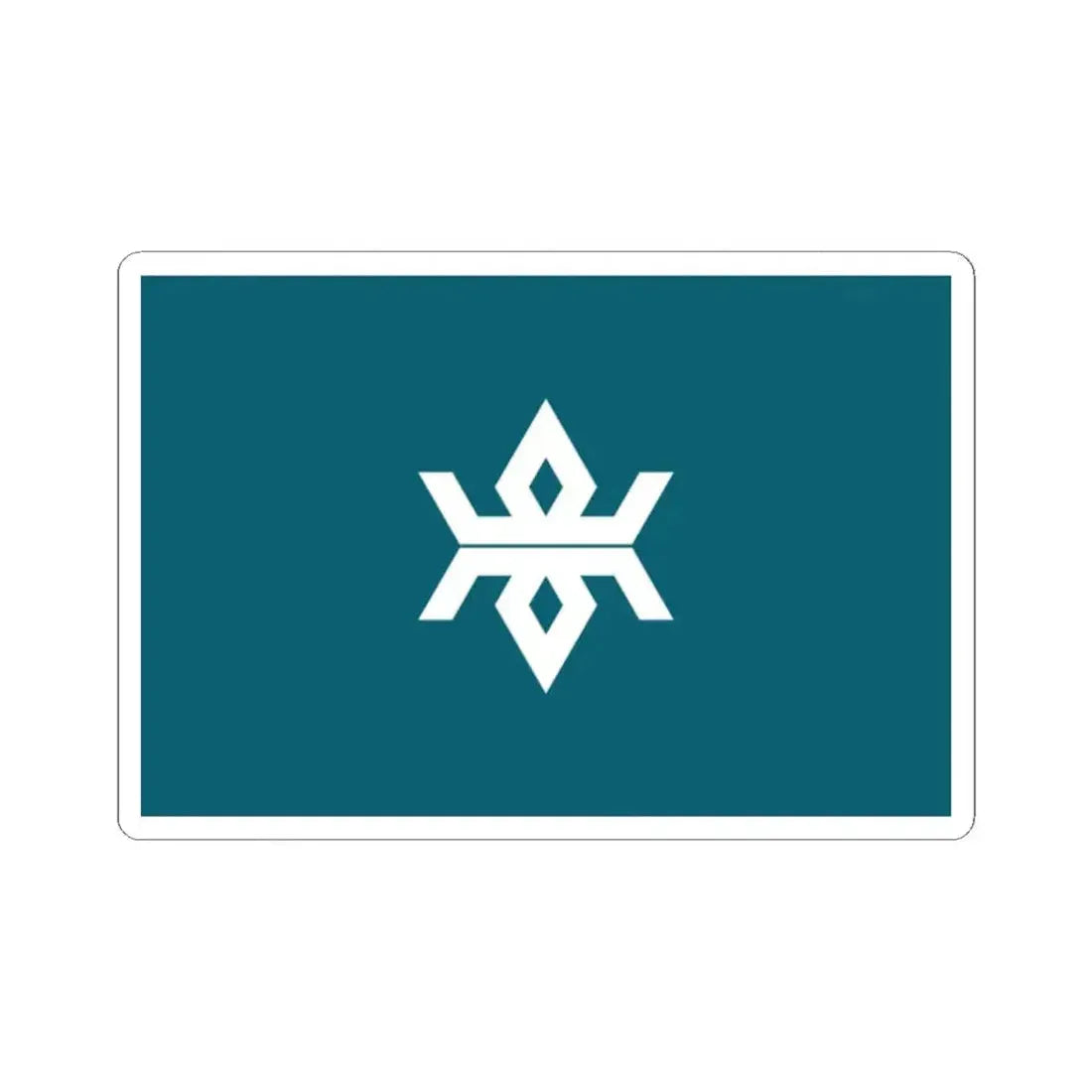 Flag of Iwate Prefecture Japan - STICKER Vinyl Kiss-Cut Decal - The Sticker Space