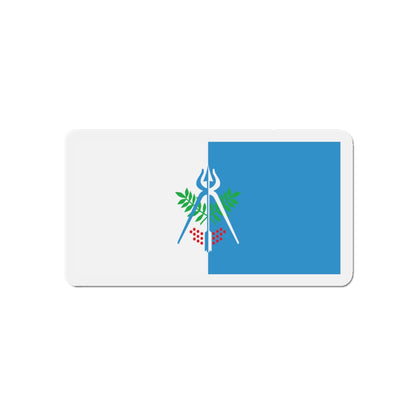 Flag of Izhevsk Russia - Die-Cut Magnet-5" x 5"-The Sticker Space