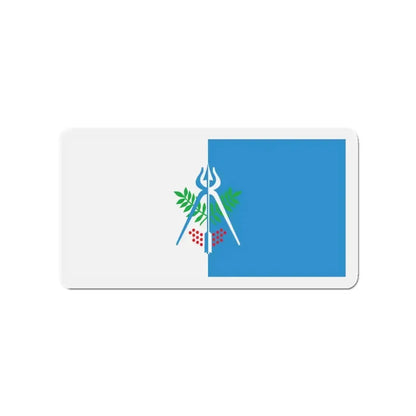 Flag of Izhevsk Russia - Refrigerator Magnet 3 Inch - The Sticker Space