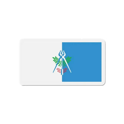 Flag of Izhevsk Russia - Refrigerator Magnet 5 Inch - The Sticker Space