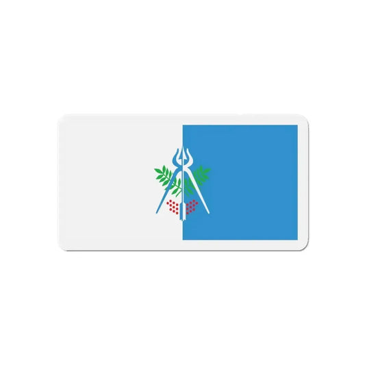 Flag of Izhevsk Russia - Refrigerator Magnet 6 Inch - The Sticker Space