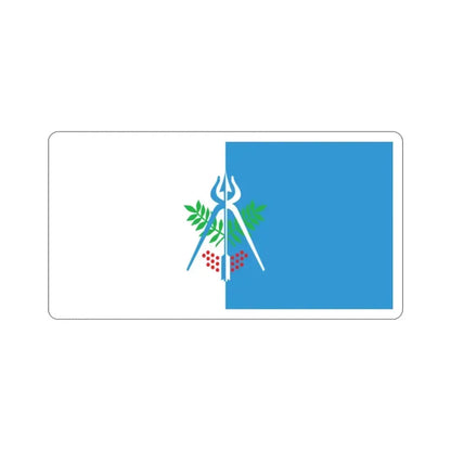Flag of Izhevsk Russia STICKER Vinyl Die-Cut Decal 2 Inch - The Sticker Space
