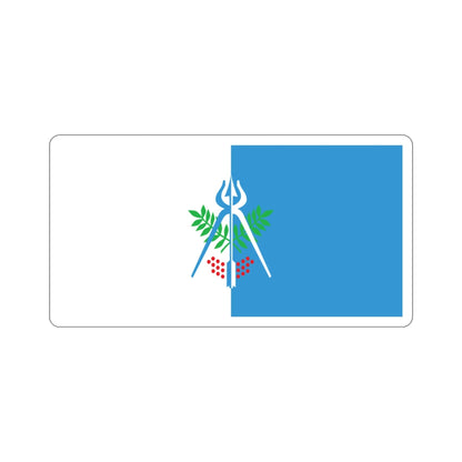 Flag of Izhevsk Russia STICKER Vinyl Die-Cut Decal-3 Inch-The Sticker Space