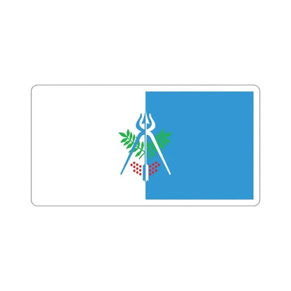 Flag of Izhevsk Russia STICKER Vinyl Die-Cut Decal 3 Inch - The Sticker Space