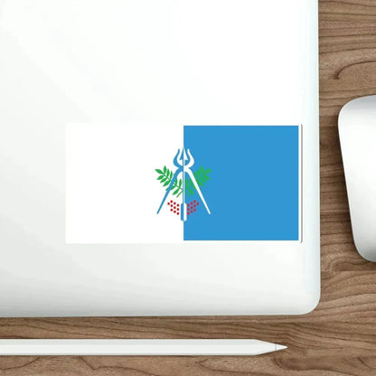 Flag of Izhevsk Russia STICKER Vinyl Die-Cut Decal - The Sticker Space