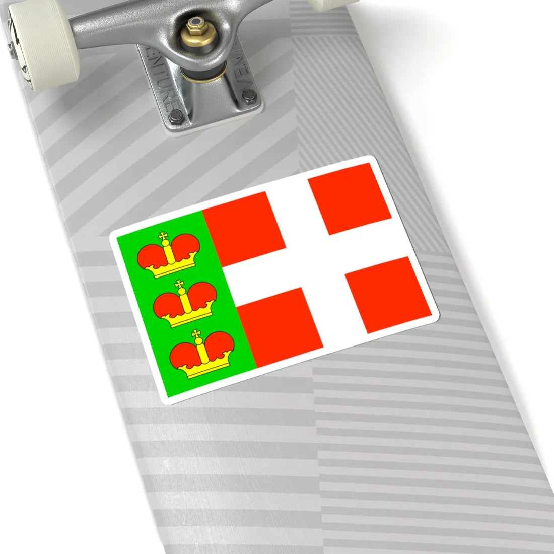 Flag of Iziaslav raion (Ukraine) STICKER Vinyl Kiss-Cut Decal - The Sticker Space