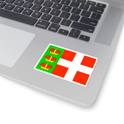 Flag of Iziaslav raion (Ukraine) STICKER Vinyl Kiss-Cut Decal - The Sticker Space