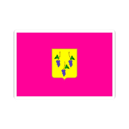 Flag of Izium (Ukraine) STICKER Vinyl Kiss-Cut Decal 2 Inch White - The Sticker Space