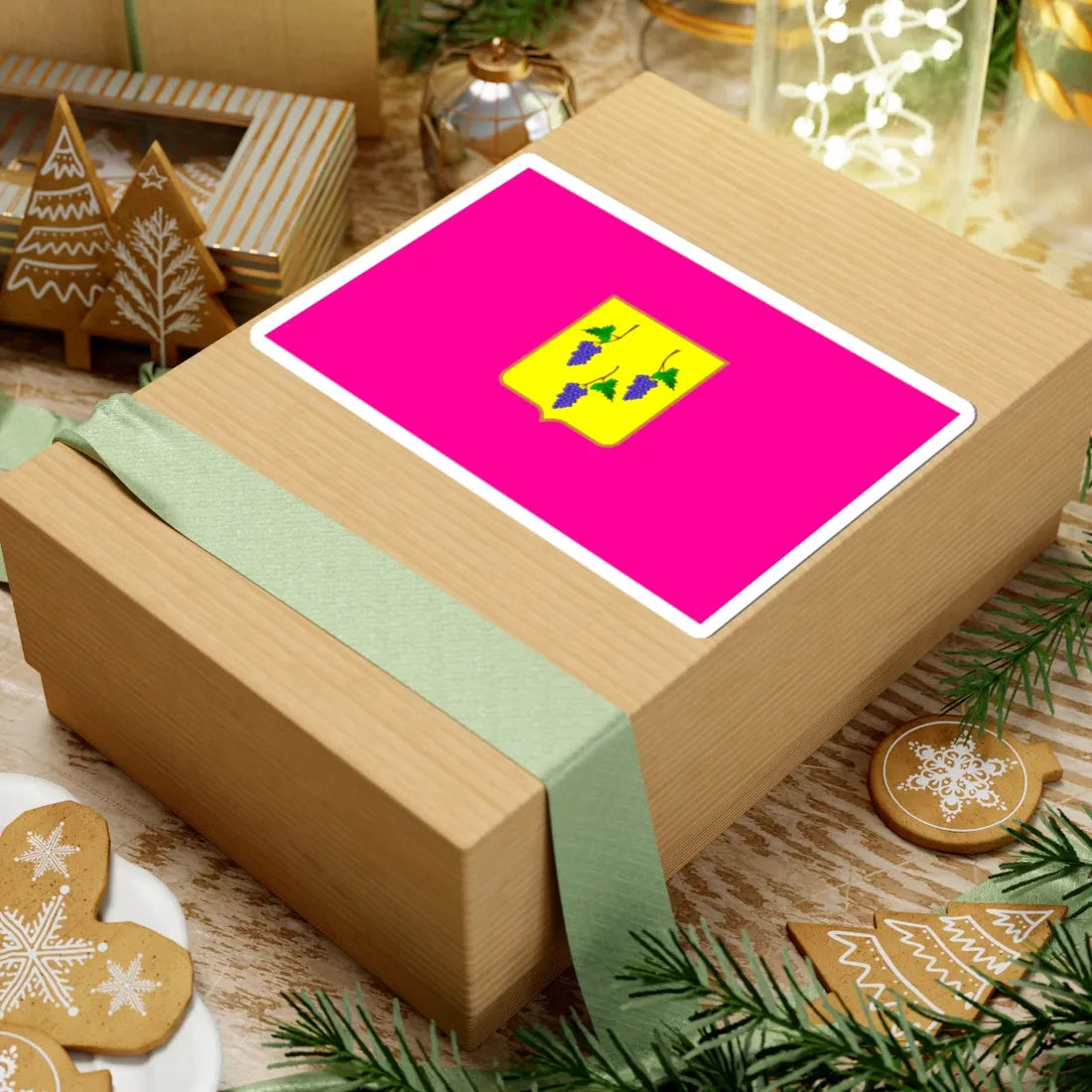 Flag of Izium (Ukraine) STICKER Vinyl Kiss-Cut Decal - The Sticker Space