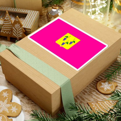 Flag of Izium (Ukraine) STICKER Vinyl Kiss-Cut Decal - The Sticker Space