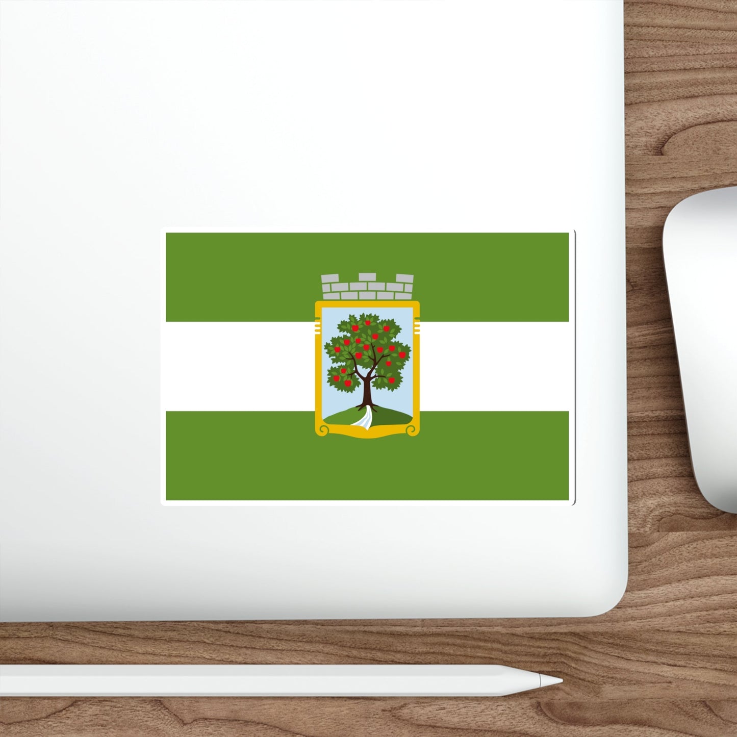 Flag of Jablonec and Nisou Czech Republic STICKER Vinyl Die-Cut Decal-The Sticker Space