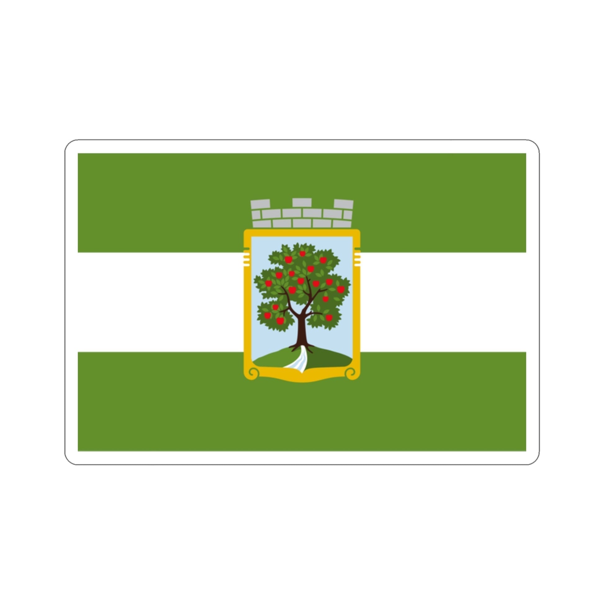 Flag of Jablonec and Nisou Czech Republic STICKER Vinyl Die-Cut Decal-2 Inch-The Sticker Space