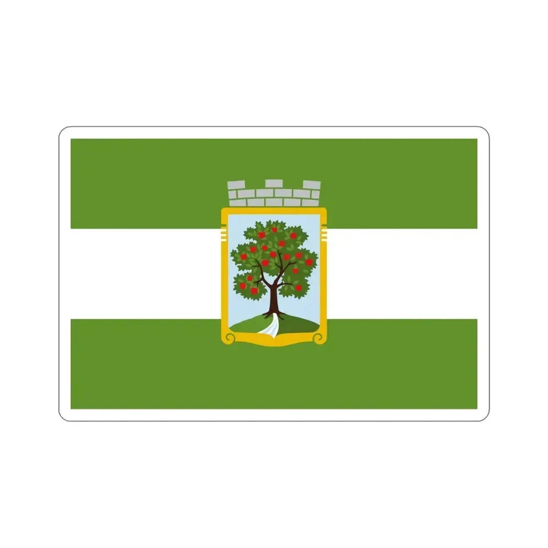 Flag of Jablonec and Nisou Czech Republic STICKER Vinyl Die-Cut Decal 4 Inch - The Sticker Space