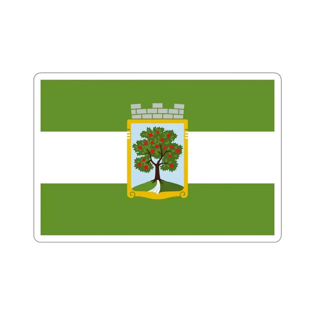 Flag of Jablonec and Nisou Czech Republic STICKER Vinyl Die-Cut Decal 6 Inch - The Sticker Space