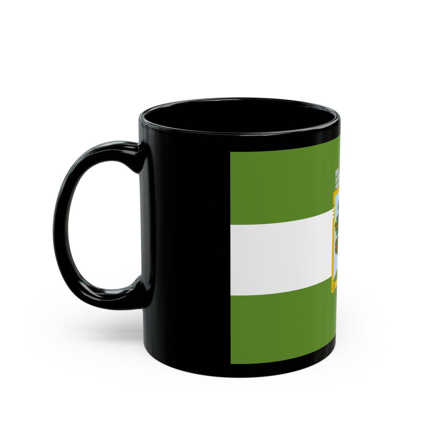 Flag of Jablonec nad Nisou Czech Republic - Black Coffee Mug-The Sticker Space