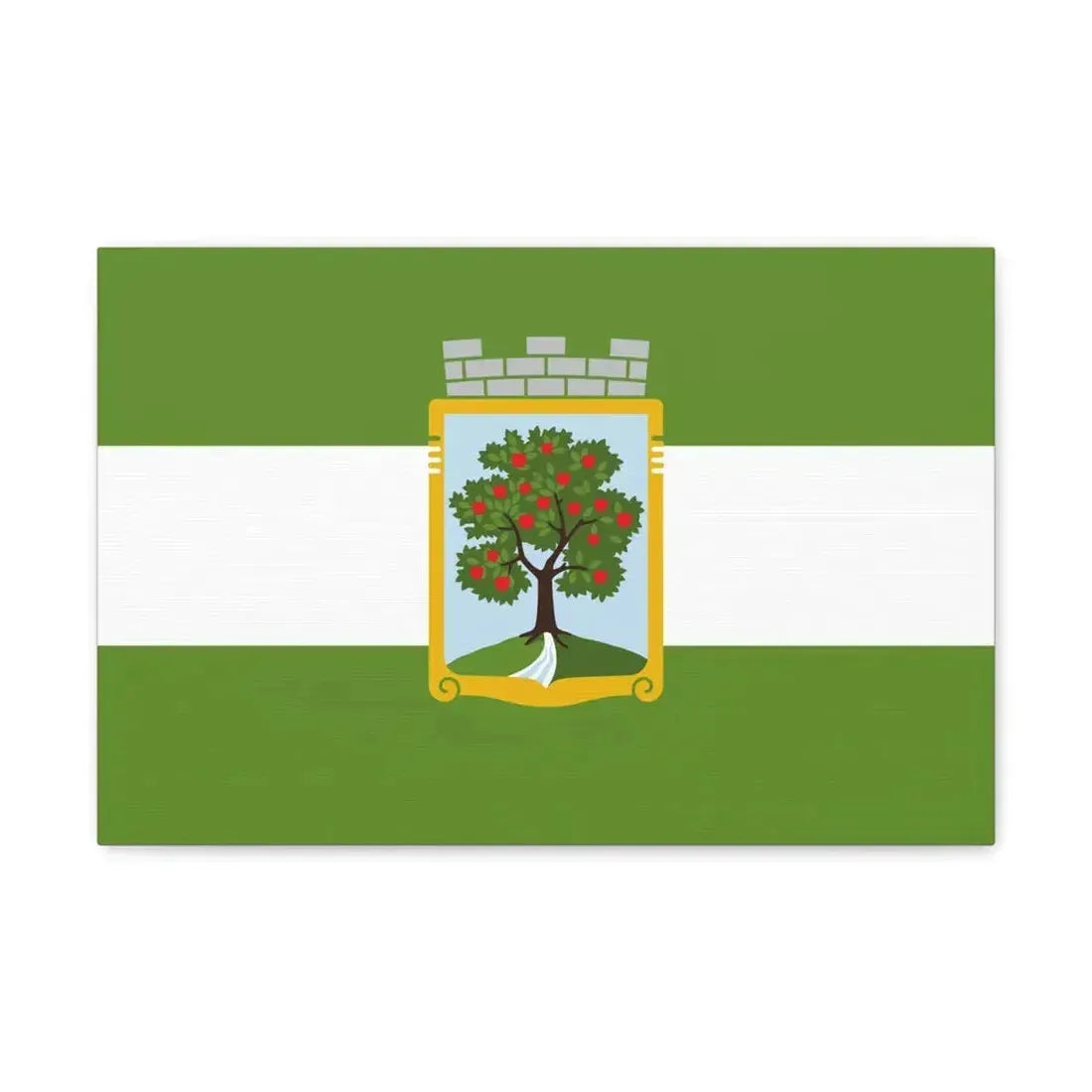 Flag of Jablonec nad Nisou Czech Republic - Canvas Wall Art 18″ x 12″ 1.25" - The Sticker Space