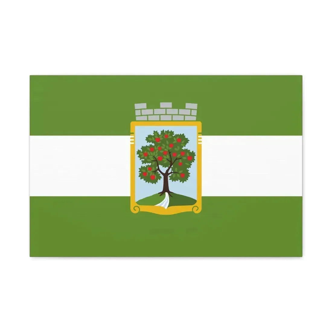Flag of Jablonec nad Nisou Czech Republic - Canvas Wall Art 24″ x 16″ 1.25" - The Sticker Space