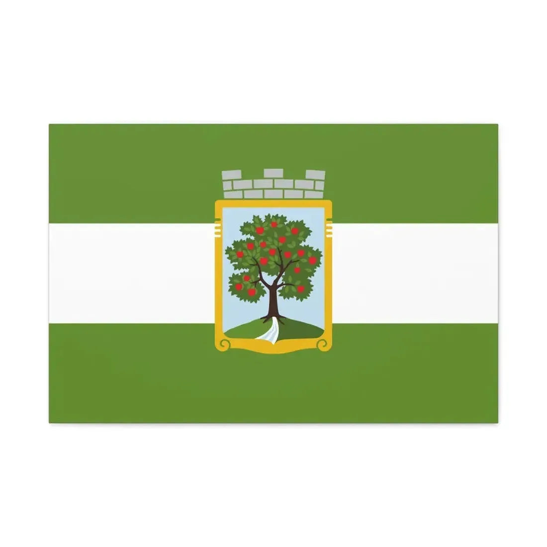 Flag of Jablonec nad Nisou Czech Republic - Canvas Wall Art 30" x 20" 1.25" - The Sticker Space