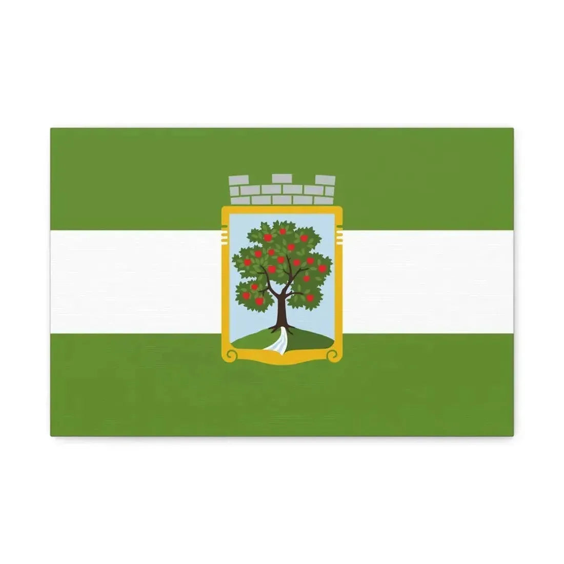 Flag of Jablonec nad Nisou Czech Republic - Canvas Wall Art - The Sticker Space
