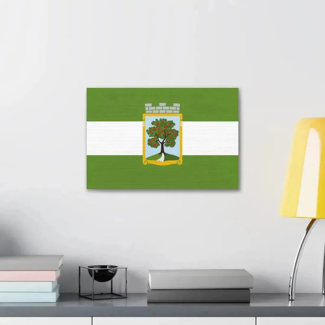 Flag of Jablonec nad Nisou Czech Republic - Canvas Wall Art - The Sticker Space