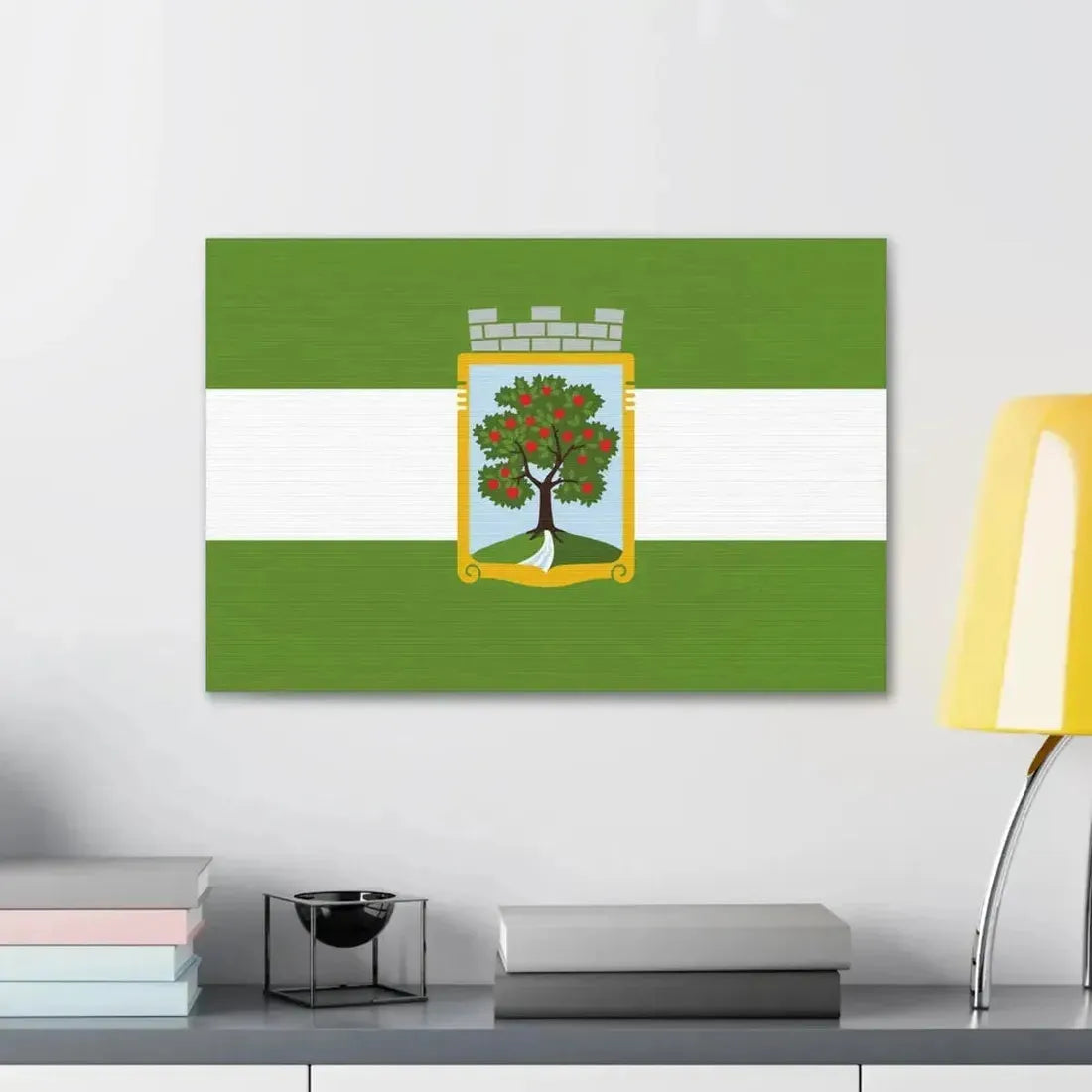 Flag of Jablonec nad Nisou Czech Republic - Canvas Wall Art - The Sticker Space