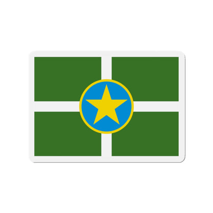 Flag of Jackson Mississippi - Die-Cut Magnet-2" x 2"-The Sticker Space