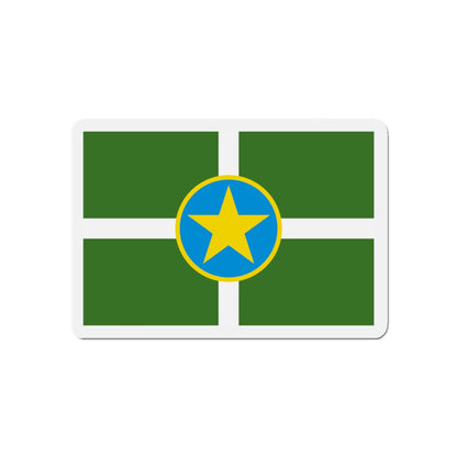 Flag of Jackson Mississippi - Die-Cut Magnet-5" x 5"-The Sticker Space