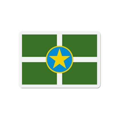 Flag of Jackson Mississippi - Die-Cut Magnet-6 × 6"-The Sticker Space