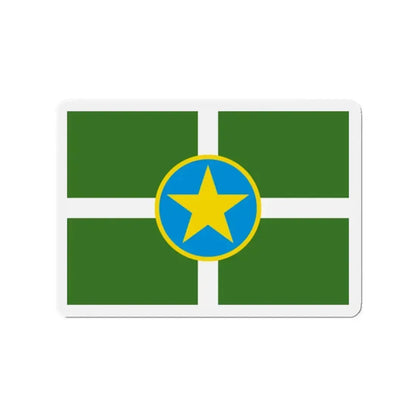 Flag of Jackson Mississippi - Refrigerator Magnet 2 Inch - The Sticker Space