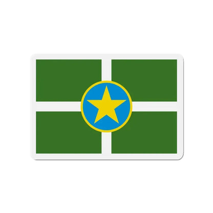 Flag of Jackson Mississippi - Refrigerator Magnet 3 Inch - The Sticker Space