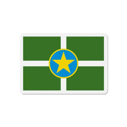 Flag of Jackson Mississippi - Refrigerator Magnet 5 Inch - The Sticker Space